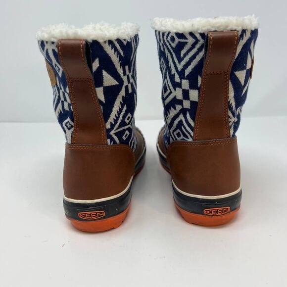 Keen Women's Elsa Lined Winter Boots Size 6.5 Brown Leather - Picture 8 of 15